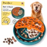 PawsOnly Intelligenz-Puzzle Futternapf – 3-lagiger Antischlingnapf mit Gehirntraining für Hunde