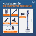 Sommertal VARIO150 Akku Staubsauger 3in1 – Kabellos bis 45 Min für Teppich & Hartböden – Bild 8