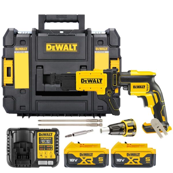 DeWalt DCF620P2K Akku-Schnellbauschrauber 18V bürstenlos – Trockenbau Magazinschrauber