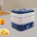 DHQCQL Dörrautomat 160W mit 5 Tabletts – Lebensmitteltrockner mit LED-Display & 48h Timer – Bild 8