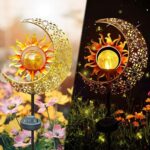 Kizozo Mond Solarlampe IP65 Wasserdicht – Warmweisse Gartenbeleuchtung für Aussen – Bild 5