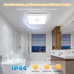 32 cm LED Deckenleuchte 24W Dimmbar mit APP – Smart Badezimmerlampe IP44 für alle Räume – Bild 5