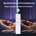CBJKTX LED-Deckenleuchte 60 cm mit Dimmbar & Fernbedienung – Modernes Wohnzimmer Schlafzimmer – Bild 9