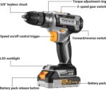 DEKOPRO Akku-Bohrschrauber 20 V – Komplett-Set für Möbelmontage & Heimwerken – Bild 3