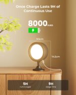 FULEN LED-Wandleuchte 2er Set mit 18 Farbmodi & 8000mAh Akku – Kabellos & Dimmbar – Bild 2