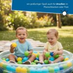 alldoro Bällebad Bälle Ø 6 cm – 100 Spielbälle für Kinder ab 10 Monaten – Bild 4