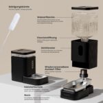 Gardner Pet 6,5L Automatischer Wasserspender mit Edelstahlschüssel – Schwerkraft-Tränke für Hunde & Katzen – Bild 5