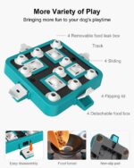 LACCEN Intelligenz-Hundespielzeug Level 3 – 3 in 1 IQ-Puzzle mit Treat Dispenser für alle Hunderassen – Bild 4
