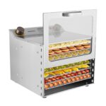 Estabeter Dörrautomat Edelstahl 400W mit 8 Gittern – Obsttrockner für Küche & Gastronomie