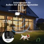 BENMA Solarlampe mit Bewegungsmelder – 115 LEDs, IP65, 3 Farbtemperaturen & 3 Modi – Bild 6