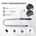 PZRLit LED-Hundeleine 1.2 m mit 7 Leuchtmodi – USB-C Hundeleine für Nachtsicherheit – Bild 7