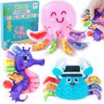 hopihy 3er Set Color Sorting Spielzeug – Montessori Sensorisches Lernspiel für Kinder ab 3 Jahren