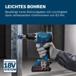 Bosch Professional GSR 18V-65 Akku-Bohrschrauber – 63 Nm Drehmoment für anspruchsvolle Anwendungen – Bild 3