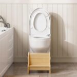 HOOBRO Kinderschemel 2-stufig mit Antirutschmatte – Tritthhocker für Badezimmer & Küche – Bild 2