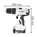 Bosch Professional GSB 18V-21 Akku-Schlagbohrschrauber – 55 Nm Profi-Leistung mit 2 Akkus – Bild 3