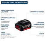 Bosch Professional GBA 18V 4.0Ah Akku – Doppelte Laufzeit für 18V Werkzeuge – Bild 3