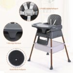 cozydwells 3-in-1 Babyhochstuhl – Verstellbar & Tragbar für 6-36 Monate – Bild 7
