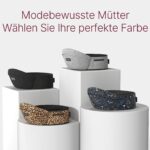 Momcozy Hüfttrage mit 3D-Bauchschutz bis 20 kg – Ergonomische Babytrage Grau M – Bild 9