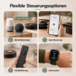 Vexilar W9 Saugroboter mit Wischfunktion – 8000 Pa Saugkraft & 180 Min Akkulaufzeit – Bild 10