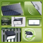 Philips Solar-Aussenleuchte mit Bewegungsmelder 1000LM – 3 Modi für Garten & Eingang (2er Set) – Bild 2