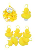 Henbrandt 20er Set Gewichtete Gummienten mit Haken – Badespielzeug & Partyspiel