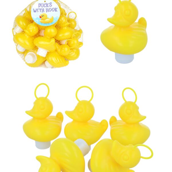 Henbrandt 20er Set Gewichtete Gummienten mit Haken – Badespielzeug & Partyspiel