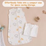 PewinGo Baby Schlafsack 0.5 TOG 2er-Set – 100% Baumwolle für Neugeborene 0–6 Monate – Bild 5