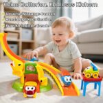 Marstone Elefant Auto-Rutschbahn – Motorikspielzeug für Babys ab 1 Jahr – Bild 2