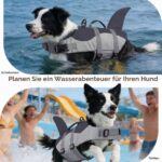 CITÉTOILE Hundeschwimmweste Hai-Design Grösse S – Rettungsweste mit Auftrieb für Hunde – Bild 6