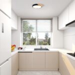 Qamra LED Deckenleuchte 30cm mit Holzdesign – Moderne Neutralweiss-Lampe für Wohnräume – Bild 9