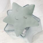 roba Kuschelkissen Stern Frosty Green – Weiches Deko Kissen für Babys & Kleinkinder – Bild 2