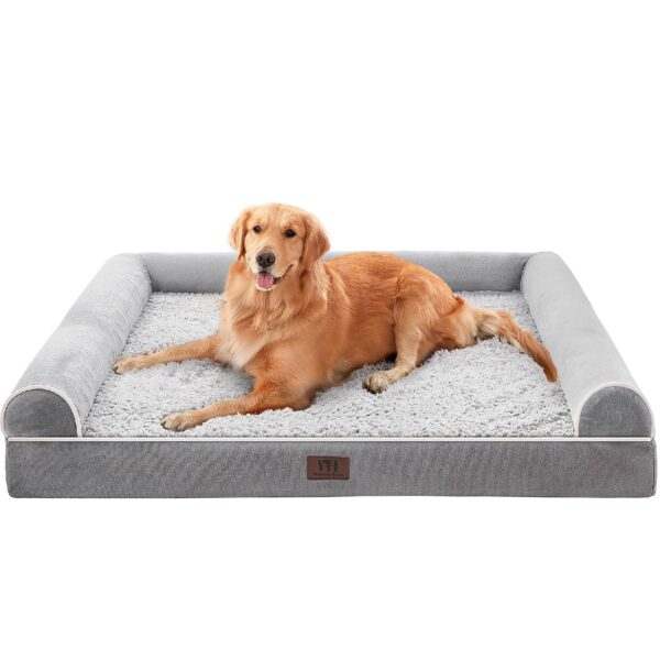 WESTERN HOME Orthopädisches Hundebett 106x76 cm – Komfort für grosse & mittlere Hunde