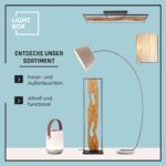 Lightbox Bambus Deckenlampe Ø 32 cm – Boho Deckenleuchte mit natürlichem Lichteffekt – Bild 7