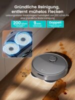 Lefant M3 Ultra Saugroboter mit Wischfunktion – 23000Pa Saugkraft & 75°C Heisswaschstation – Bild 7