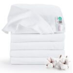 MAKIAN Moltontücher 80x80 cm 5er Set – Premium Flanell Baumwolle für Babys
