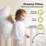 KeaBabies Kinderkissen 51x35cm – Ergonomisches Schlafkissen ab 2 Jahren mit Bio-Baumwolle – Bild 4