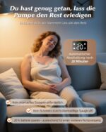 KISSBOBO K5 Elektrische Milchpumpe – Freihändig mit 4 Modi & 19 Stufen für Mütter – Bild 5