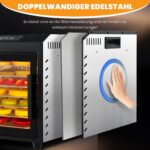 VarmBake Dörrautomat Edelstahl 7 Etagen – 0,56 m² Dörrfläche, 800W, 30-90°C – Bild 5