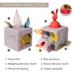Taf Toys Pop-up-Tücherbox – Motorik-Spielwürfel mit 10 Tüchern für Babys ab 12 Monaten – Bild 10