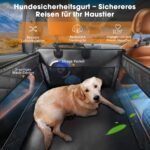 MIXJOY Hundeautositz für Rückbank – 40% mehr Platz, wasserdicht & rutschfest – Bild 6