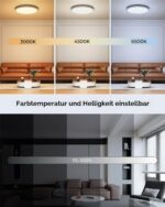 Matane Smart Deckenlampe 30cm RGB LED 24W – Dimmbar mit Alexa & Google Assistant – Bild 2