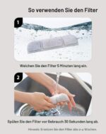 DownyPaws Katzenbrunnen Filter 6er Pack – Ersatzfilter für DPWFP6 Trinkbrunnen – Bild 4
