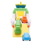 Toyland® 39cm Fähre mit 4 Mini-Autos – Schwimmendes Wasserspielzeug für Badewanne & Pool – Bild 2