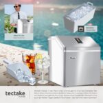 tectake Profi Eiswürfelmaschine 13 kg/24h – Klare Eiswürfel für Bar, Büro & Events – Bild 4