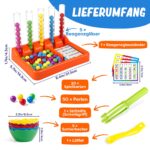 Broytain Farben- und Zählsortierspiel – Montessori Lernspielzeug für Kinder ab 3 Jahren – Bild 3