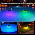 yowin Solar Poolbeleuchtung LED schwimmend mit Fernbedienung – 7 Farben & Timer – Bild 2