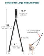 PetBonus No Pull Hundeleine mit Doppelclip – Anti-Zieh Trainingsleine für Hunde – Bild 4