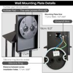 EBION Aussenwandleuchte E27 Aluminium – Moderne Wandlampe IP44 für Terrasse & Haustür – Bild 4