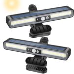 LEKIA Solarleuchte mit Bewegungsmelder – 2er Set Aussenleuchte mit 36 LEDs & 3 Modi