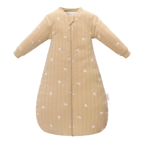 amo nenes Babyschlafsack 2.5 TOG mit abnehmbaren Ärmeln – Herbst & Winter für 6–18 Monate